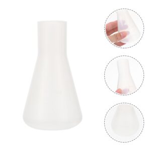 10 Pcs Plastic Flask Science Conical Flasks Conical Flask for Chemistry Scale Conical Flask Scale Flask for Laboratory Erlenmeyer Flask Experiment Scale Flask Plastic Conical Flask