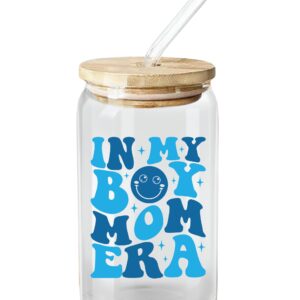 NewEleven Christmas Gifts For Mom, New Mom - Gifts For a Mom of Boys, Pregnant Mom, Expecting Mom, Mama, Mom To Be, Mommy To Be - 16 Oz Coffee Glass