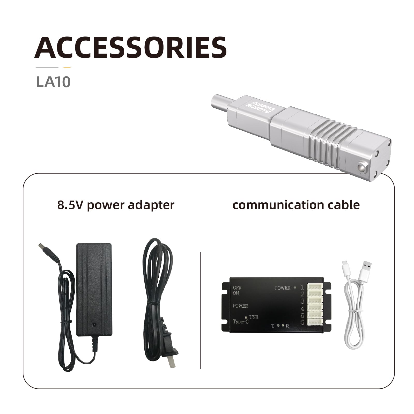 High Precison Micro Linear Servo Actuator,8V,Stroke 10mm,Force 12.6lbs(56N),Speed 16mm/s-36mm/s|for Robotics,Industrial,Automation,Medical and Healthcare Equipment,Aerospace,Education|LA10-031D