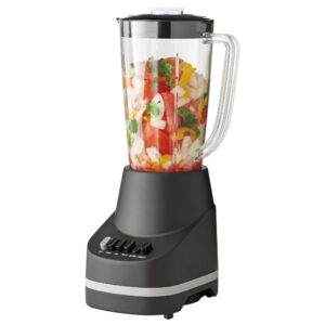 AdoSia 6-Speed Blender with 48 oz/1.5 L Pitcher, Black, New