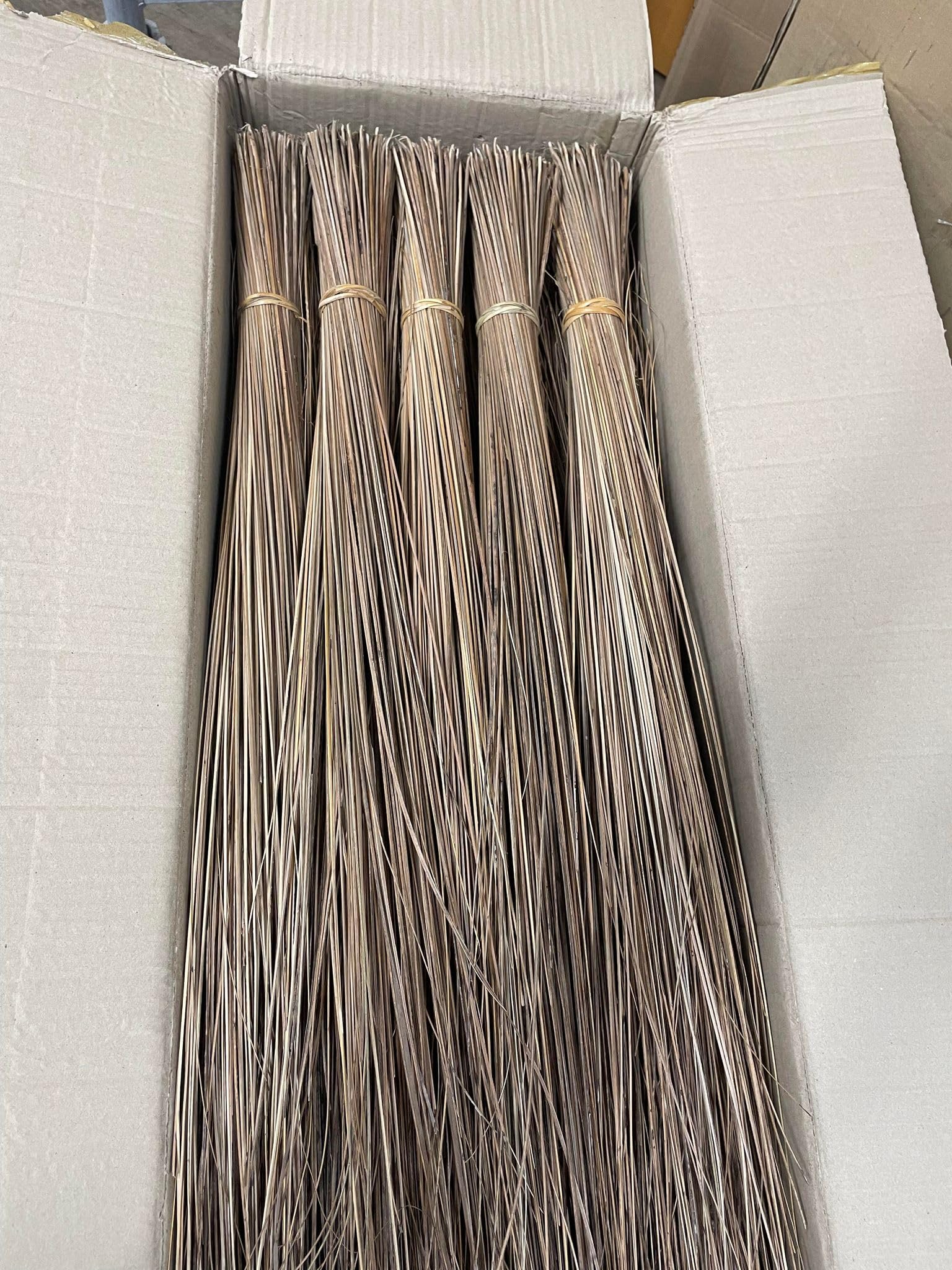 Generic Walis Tingting - Filipino Style Broom - Palm Leaves Mid Ribs x 2 Philippines, Natural