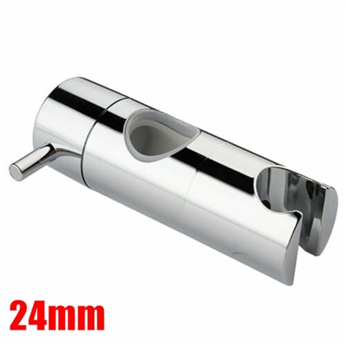 Shower Holder Chrome Shower Head Holder Riser Rail Bracket Slider Hand Held Bracket Bathroom Accessories ( Color : 24mm )