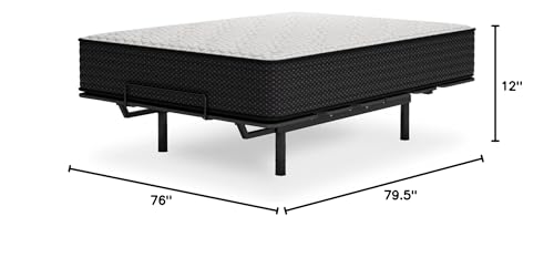 Signature Design by Ashley Limited Edition Plush 12 Inch Hybrid Mattress with Gel Memory Foam and Edge Support for Cool Sleep and Pressure Relief, King