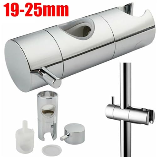 Shower Holder Chrome Shower Head Holder Riser Rail Bracket Slider Hand Held Bracket Bathroom Accessories ( Color : 24mm )