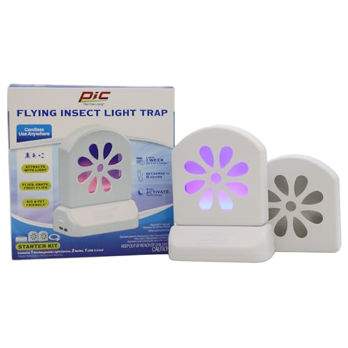 PIC Portable Flying Insect Trap (1 Base + 2 Refill Cartridge)