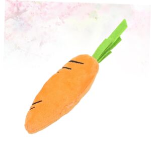 Angoily Pet Chew Toys Dog Toys Carrot Dog Toy Dental Chew Toys Gum Massage Toys Pet Vegetable Toys Chewing Toys for Puppies Chew Toys for Small Dogs Dog Chew Toy Puppy Teething Toys Bite