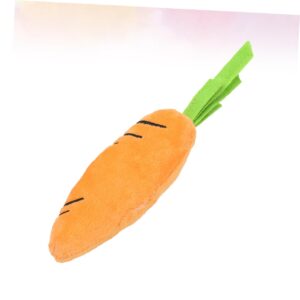 Angoily Pet Chew Toys Dog Toys Carrot Dog Toy Dental Chew Toys Gum Massage Toys Pet Vegetable Toys Chewing Toys for Puppies Chew Toys for Small Dogs Dog Chew Toy Puppy Teething Toys Bite