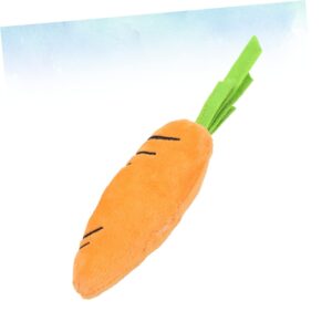 Angoily Pet Chew Toys Dog Toys Carrot Dog Toy Dental Chew Toys Gum Massage Toys Pet Vegetable Toys Chewing Toys for Puppies Chew Toys for Small Dogs Dog Chew Toy Puppy Teething Toys Bite