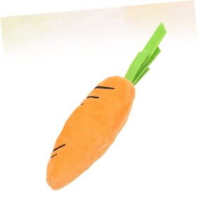 Angoily Pet Chew Toys Dog Toys Carrot Dog Toy Dental Chew Toys Gum Massage Toys Pet Vegetable Toys Chewing Toys for Puppies Chew Toys for Small Dogs Dog Chew Toy Puppy Teething Toys Bite