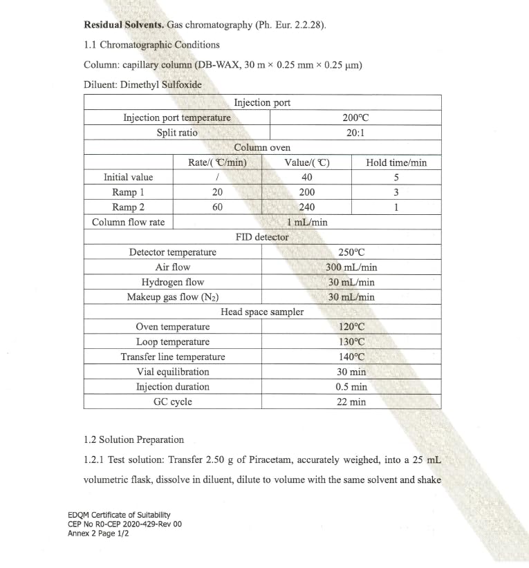 WonderLand Herbs Piracetam, Raw Powder, Purity 99%, 1000 Grams.