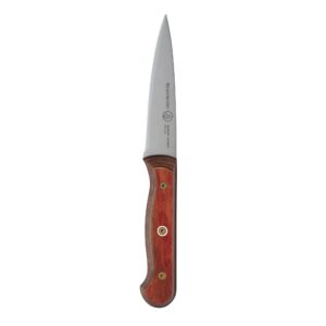 messermeister custom 3.5” paring knife, terra red - x50 german stainless steel - rust resistant & easy to maintain - made in solingen, germany