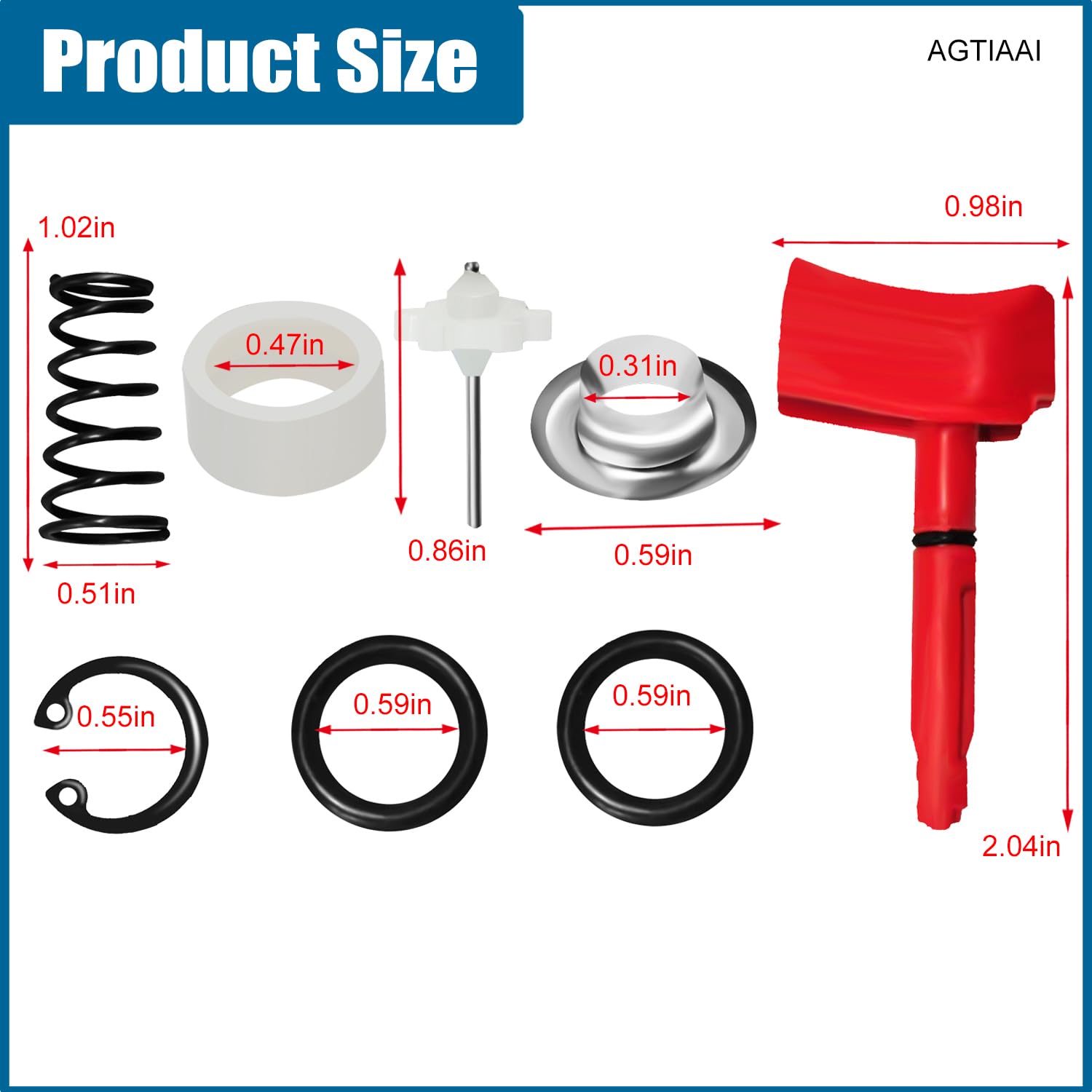 2135-K303 Air Inlet Kit Parts and Trigger Assembly For Ingersoll Rand 2115TIMAX Impact Wrench