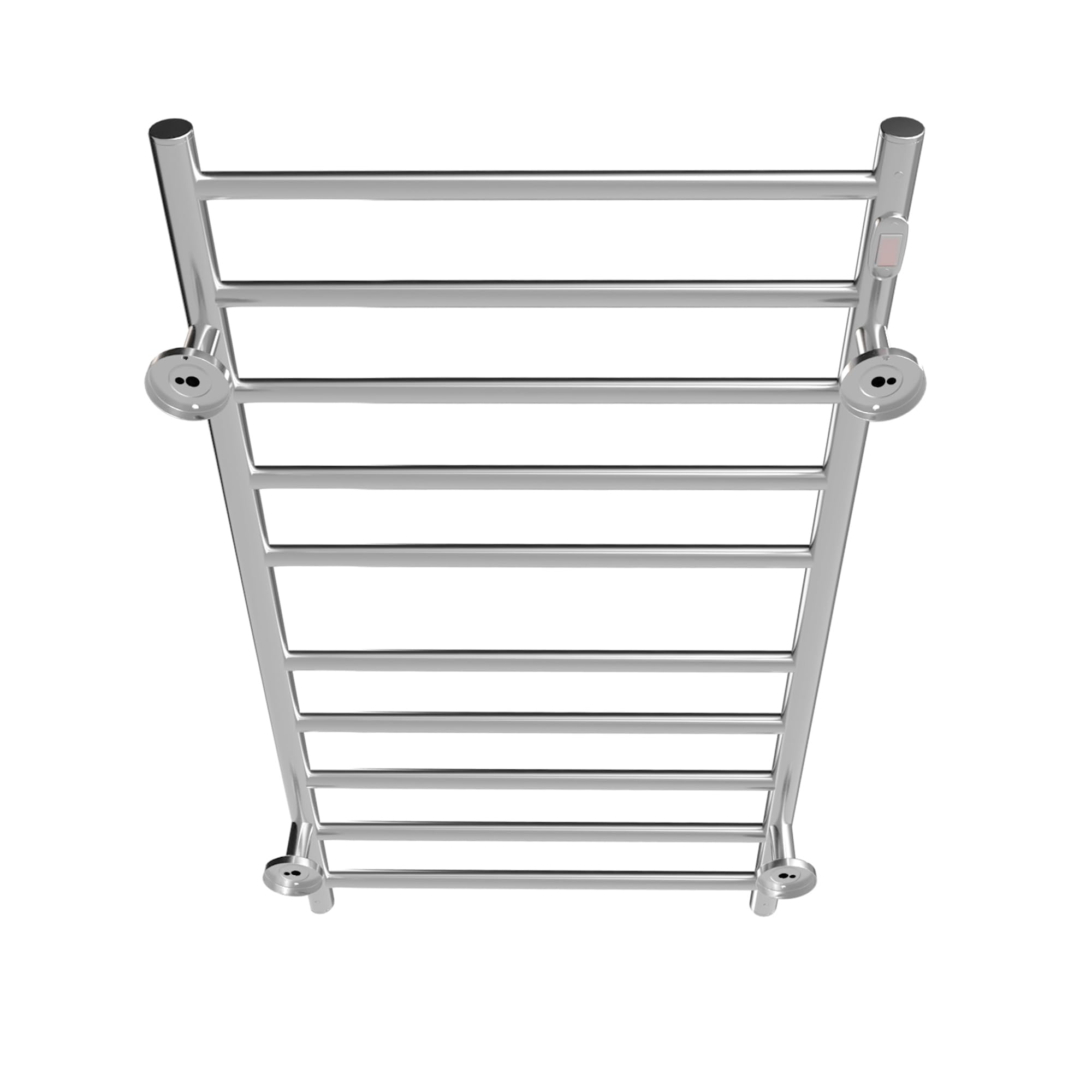 KIMORE Towel Warmer Rack 4 Bars Towel Dryer Wall-Mounted Plug-in Bath Towel Heater for Bathroom Aluminum Heated Towel Rack. Silver 20.90in