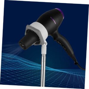 Beatifufu Hair Dryer Blower Floor Stand Hairdryer Holders Phone Holders Mobile Phone Stand Cellphone Stand Hands Free Dryer Holder Floor Dryer To Rotate Liberation Stainless Steel Cell Phone