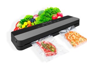 vacuum sealer machine - food vacuum sealer machine automatic air sealing system for food storage dry vacuum sealer for food storage and sous vide with dry&moist modes