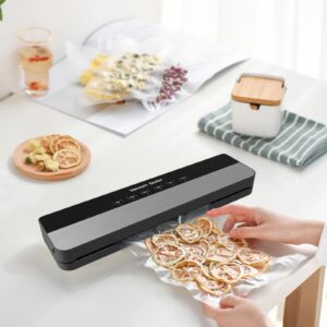 Vacuum Sealer Machine - Food Vacuum Sealer Machine Automatic Air Sealing System for Food Storage Dry Vacuum Sealer for Food Storage and Sous Vide With Dry&Moist Modes