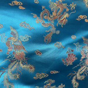 Sedona Designz, Inc. Chinese Dragon Brocade Fabric Sold by The Yard, 45 Inches