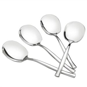 idotry 8-piece stainless steel buffet serving spoon, large serving spoon, a1