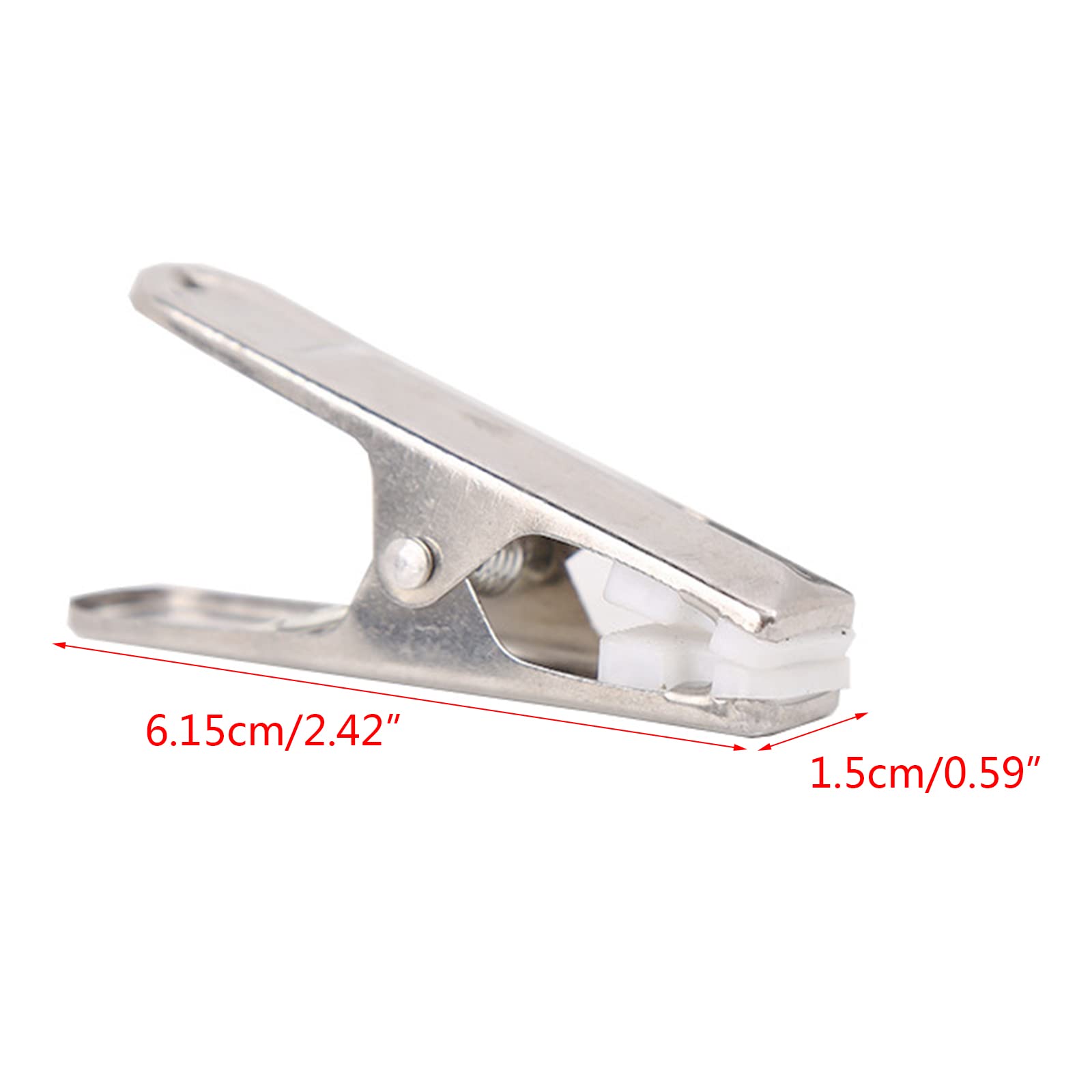 JAGTRADE Clothespin 20 Pcs Stainless Steel Clothes Pins Heavy Duty Metal Towel Clips Clamps Windproof Laundry Underwear Pegs Hanger