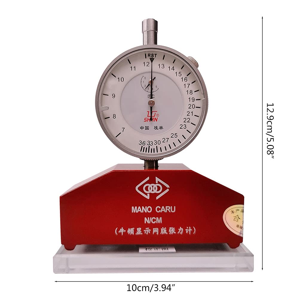 JAGTRADE Tensiometer High Precision Silk Screen Printing Tension Meter mesh Tension Meter Force Meter Tester Newton Tension Meter Gauge, 15x12cm