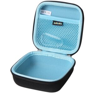 Adada Hard Travel Case for Phomemo M02 / Phomemo M02 Pro/Phomemo M02S Pocket Printer (Black Outside + Light Blue Inside)