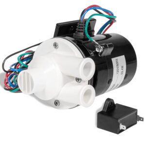 pump motor assembly replacement for hoshizaki pa0613 ice machine water pump, includes run capacitor and wire leads 120v 60hz 10w 0.4 amp