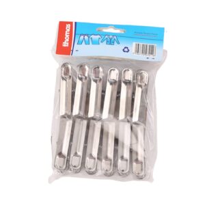 JAGTRADE Clothespin 20 Pcs Stainless Steel Clothes Pins Heavy Duty Metal Towel Clips Clamps Windproof Laundry Underwear Pegs Hanger