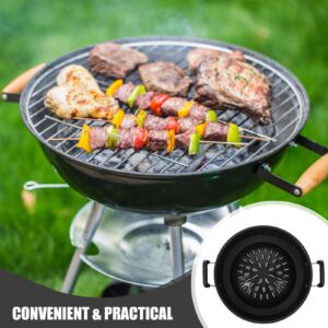 Ciieeo Korean BBQ Grill Pan Non-Stick Barbecue Pan Portable Thai Grilling Pan 30cm Stovetop Barbecue Tray Round Griddle Pan for Home Camping Picnics Restaurant Grilling