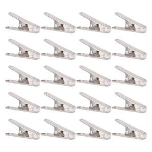 JAGTRADE Clothespin 20 Pcs Stainless Steel Clothes Pins Heavy Duty Metal Towel Clips Clamps Windproof Laundry Underwear Pegs Hanger