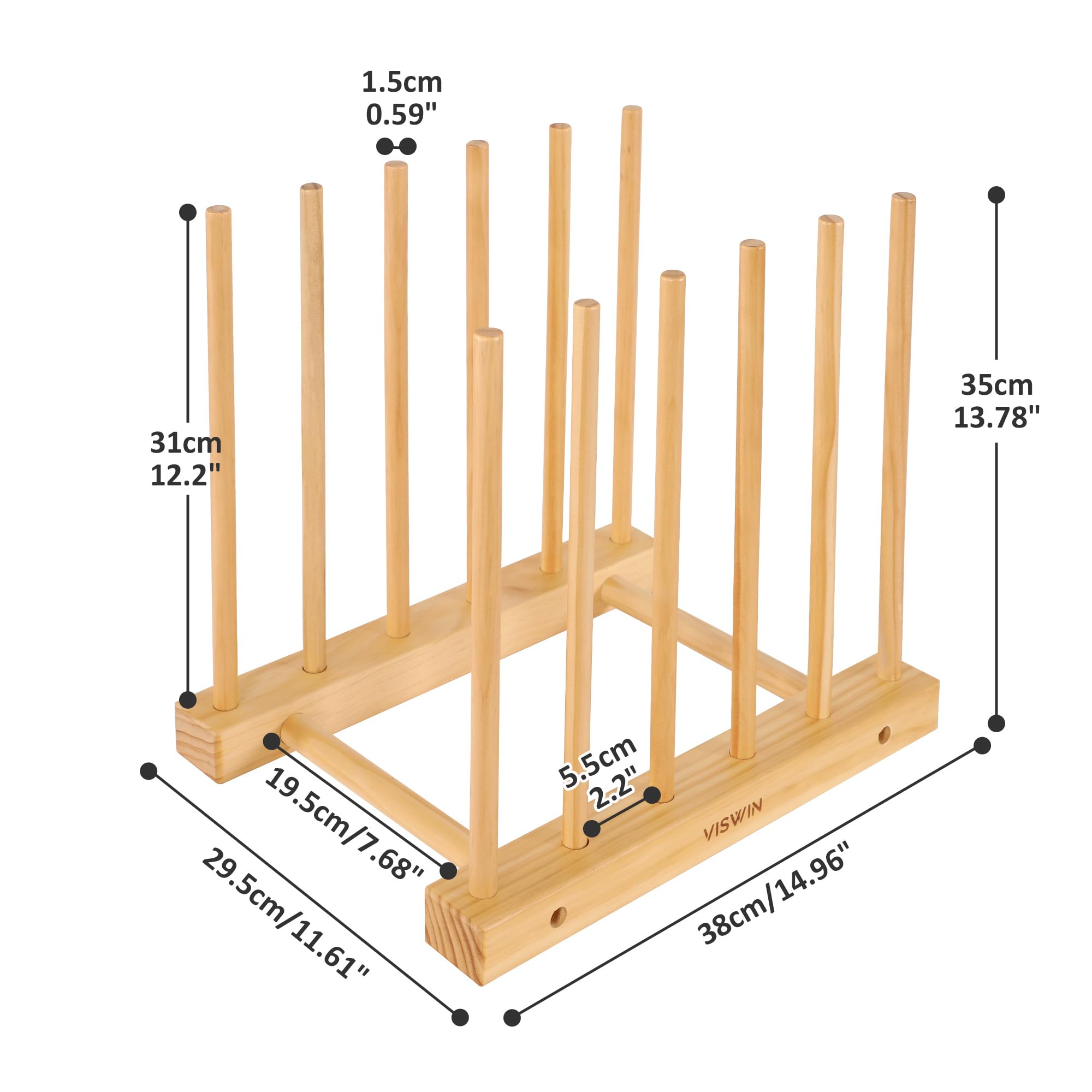 VISWIN Wooden Tabletop Art Rack - Print Rack, Art Storage Rack, Art Storage Organizer, Art Drying Rack, Drying Rack Art, Art Rack for Canvas, Artwork, Prints, Panels, Posters, Art Shows & Galleries