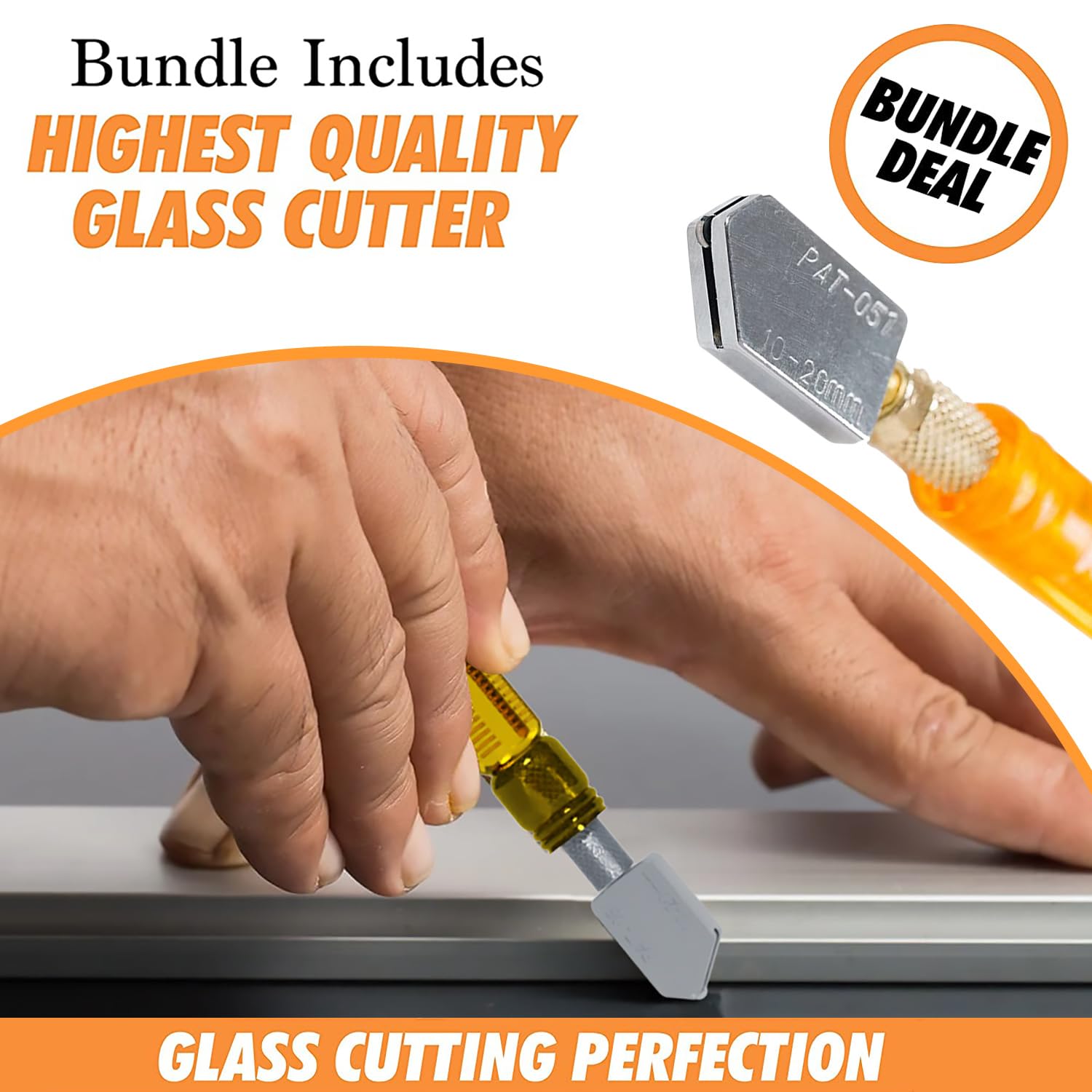 Glass Bottle Cutter - Professional Grade Tool for Precise Bottle Cutting: DIY Kit for Wine, Beer, and Liquor Bottles with Safety Accessories