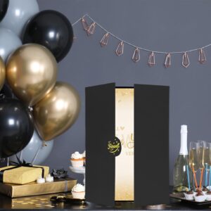 Vlipoeasn Black Gold Farewell Party Decorations, We Will Miss You Farewell Party Guest Book Alternative Signature Book, Retirement Going Away Gifts for Men, Women, Coworkers, Farewell Party Supplies