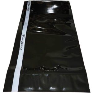 GardaPack's 11.5″x23″ Clear/Black High Barrier Pro Vacuum Seal Zipper Bags 5.5 Mil. 50 Pre-Cut Bags w/Double Zipper, Large