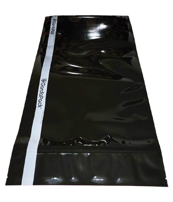 GardaPack's 11.5″x23″ Clear/Black High Barrier Pro Vacuum Seal Zipper Bags 5.5 Mil. 50 Pre-Cut Bags w/Double Zipper, Large