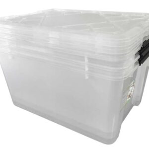 GREENMADE InstaView45. Multi-Use Storage. 45 Quartz. 3PACK. Stackable. Crystal Clear.