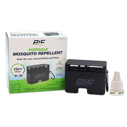 PIC Portable Mosquito Botanical Repellent​ with 60 Hour Cartridge