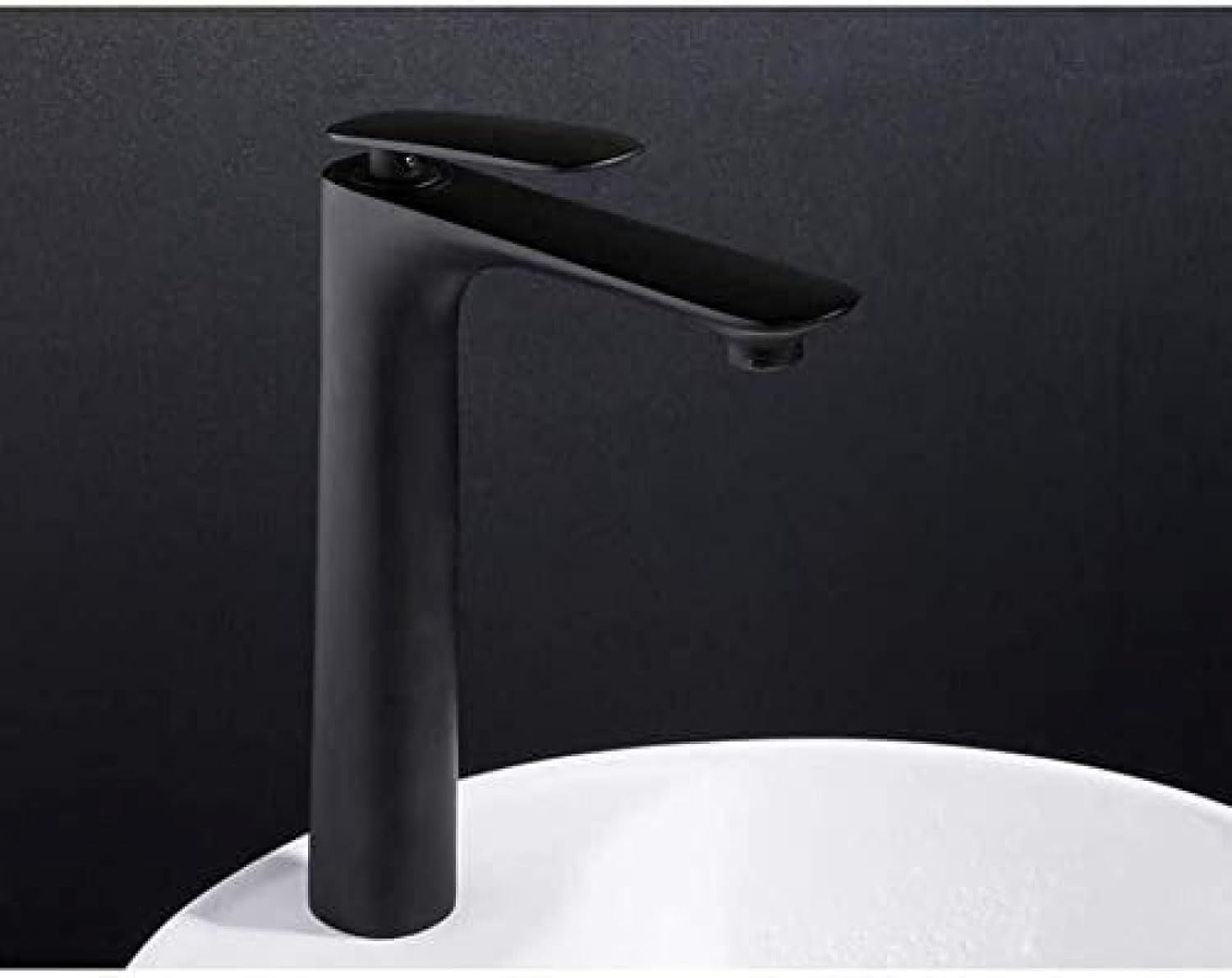 Kitchen Taps Kitchen Tap Kitchen Faucet Bathroom Faucet Black Solid Brass Bathroom Solid Basin Mixer Tap Hot/Cold Bath Mixer Tap Waterfall, Bathroom Faucet