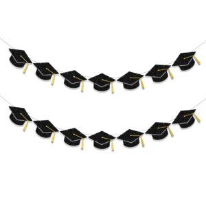 tinbax graduation decorations class of 2023 party supplies - graduation banner(pre-strung)