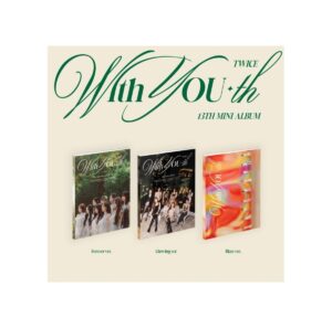 dreamus twice - with you-th (13th mini album) cd+pre-order benefit+folded poster (random ver, 1 folded poster), jypk1761