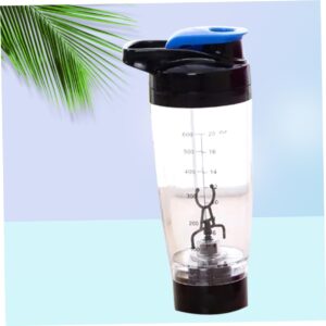 Zerodeko Hand Mixer Electric Handheld Electric Whisk Battery Blender Electric Mixing Mug Electric Protein Shaker Electric Mixing Cup Blue Cup Blender Hand Blender Electric Juice Portable