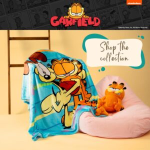 Franco Bedding Super Soft Plush Decorative Throw Cuddle Pillow, Standard, Garfield