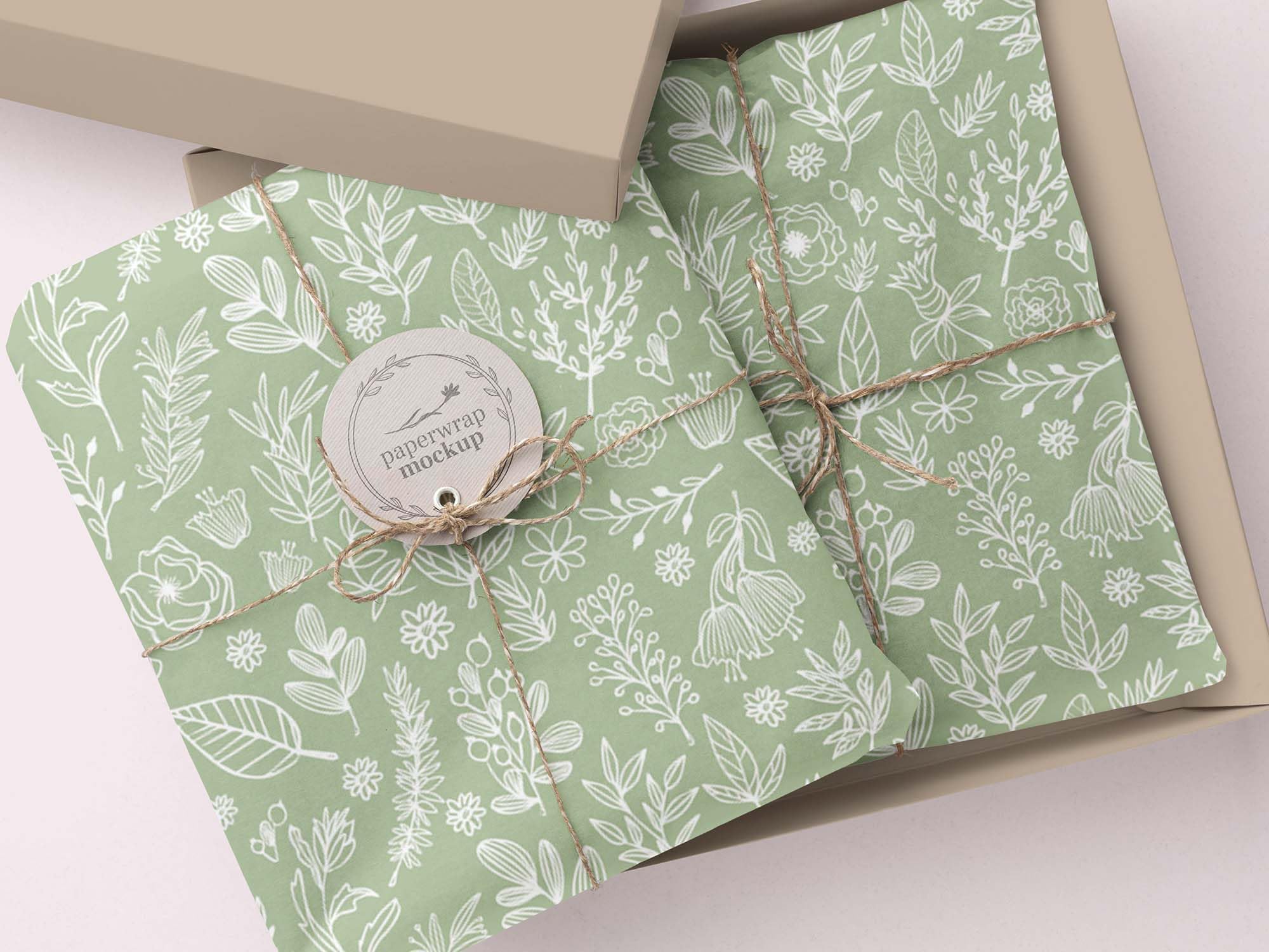 AnyDesign 100 Sheets Sage Green Wildflower Tissue Paper Green White Floral Gift Wrapping Paper Bulk Botanical Greenery Flower DIY Art Craft Paper for Packaging Wedding Birthday Baby Shower Bouquet