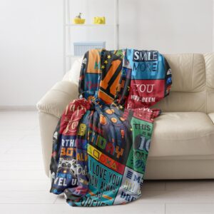 Mcurore 10 Year Old Boy Gift Ideas Blanket 60"x50", 10 Year Old Boy Gifts, Gifts for 10 Year Old Boy, Birthday Gift for 10 Year Old Boy, 10th Birthday Gifts for Boys, 10th Birthday Decorations for Boy