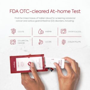 COLONOX at-Home Colon Screening Test Kit – Easy to Use Fecal Occult Blood (FIT or FOB) Colon Test for Early Detection (1 Test)