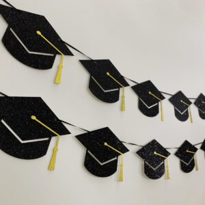 Tinbax Graduation Decorations Class of 2023 Party Supplies - Graduation Banner(Pre-Strung)