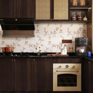 Anmon Dark Brown Wood Contact Paper, Walnut Peel and Stick Wallpaper 15.7in*118in, Thicken Self Adhesive and Removable Rustic Wood Grain Wall Paper for Cabinets, Desk and Home Decor