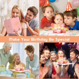 Birthday Cards for Women Upgraded Version With 30-Second Recording Function,Pop-up can blow LED candles and Happy Birthday song,The Birthday Christmas Gifts for Sisters,Mothers,Wives and Grandmothers