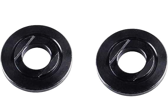 (2 Pack) N134467 Angle Grinder Nut Angle Grinder Hex Hole Flange Nuts Compatible with 636226-00 DWE402 DWE4012 DWE4120 Angle Grinder Replacement Parts - 5/8-11, black