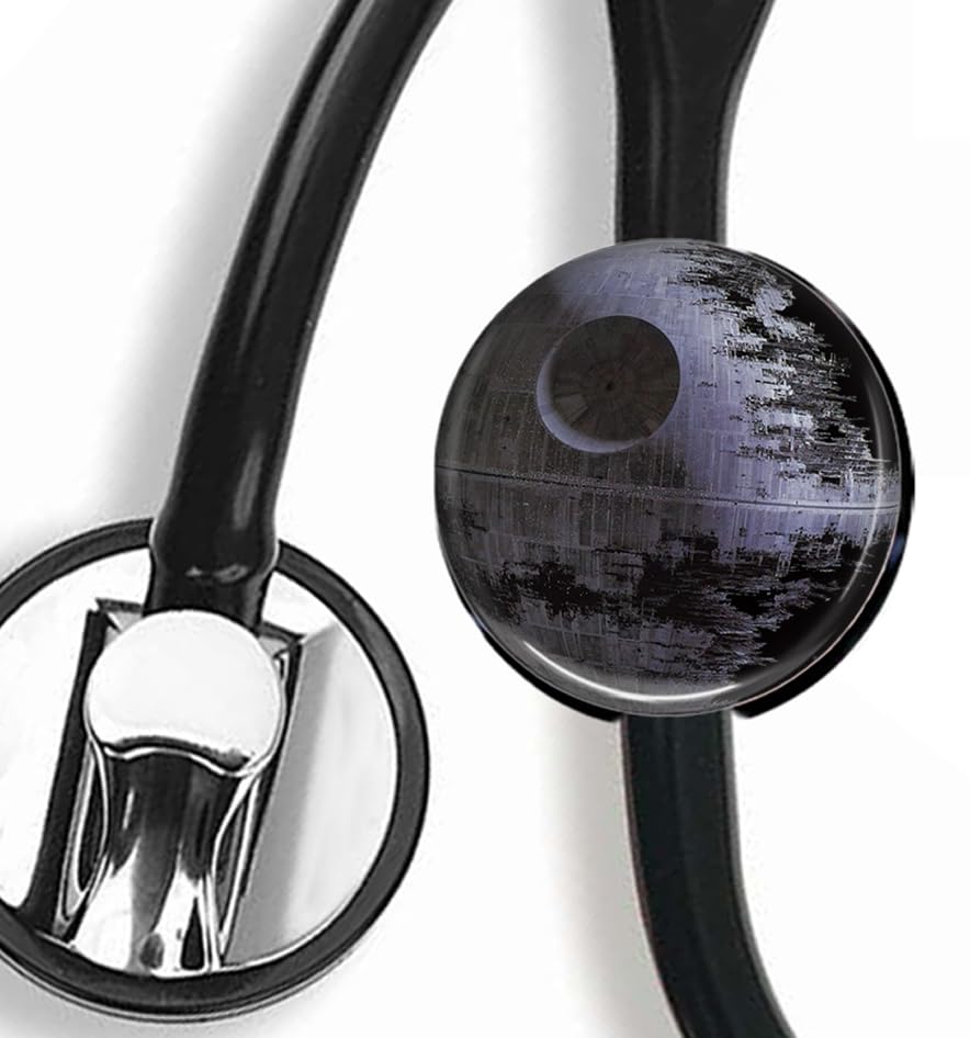 Dark Planet Stethoscope Tag Personalized,Nurse Doctor Stethoscope ID Tag Customized, Medical Stethoscope Name Tag