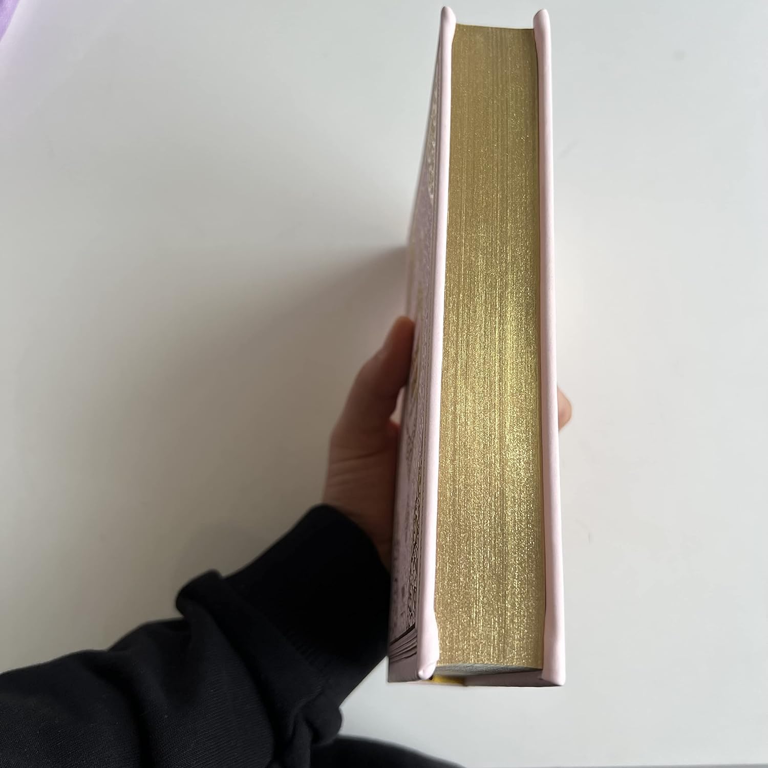 English Translate Thermo Leather Covered Quran |Quran Size:8 * 5.5 * 1.2 İnch/20 * 14 * 3cm | The Holy Quran | Great Ramadan Gifts for Muslim Men,Women (Soft Pink, Quran)